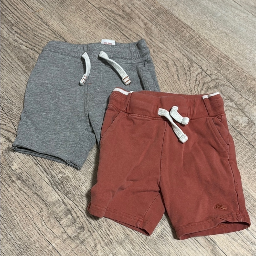 Kids Grey and Red Shorts